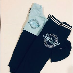 Girls Justice softball set 12